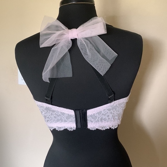 Victoria’s Secret Dream Angels Lined Demi Crystal Tulle Velvet Lace Bra​ Rare - Picture 4 of 13